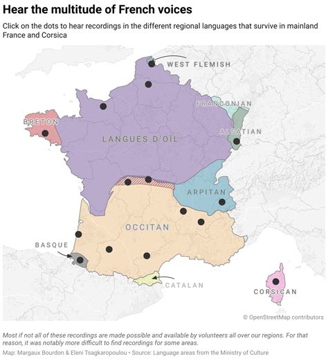 Regional Linguistics Map