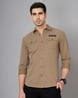 Buy Brown Shirts for Men by British Club Online | Ajio.com