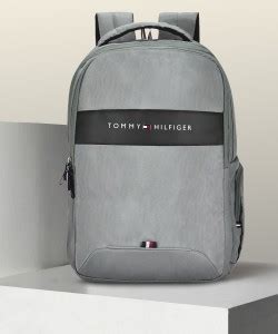 TOMMY HILFIGER Joshua 30 L Laptop Backpack Light Grey - Price in India ...
