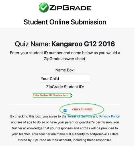 Zipgrade Student Portal