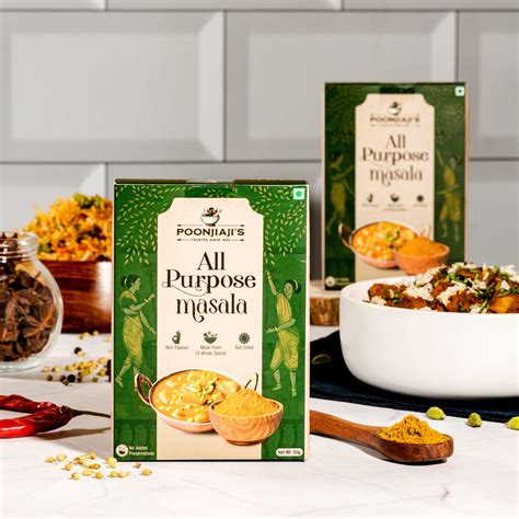 Poonjiaji's All Purpose Masala (50g) - Versatile Indian Spice Blend