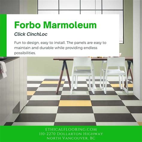 Forbo Marmoleum CinchLoc Click Flooring - Ethical Flooring Ltd.