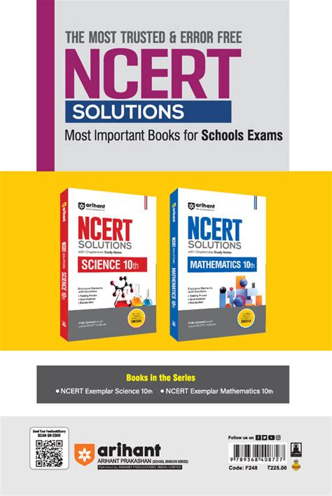 Buy NCERT Exemplar Science 10 Book 2025-26 – arihantbooks