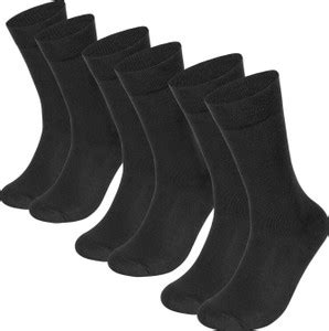 Supersox Men's Office wear Compact Combed Cotton Regular Length Black ...