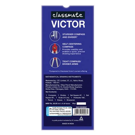 Classmate Victor Mathematical Instrument Geometry Box