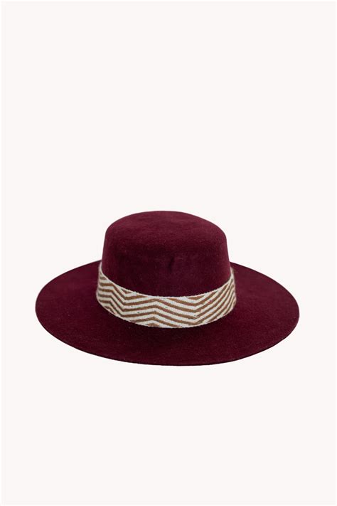 Maroon Spanish Hat – Andeana Hats