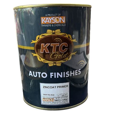 Kayson KTC Gold Auto Finishes Zincoat Primer Base External Metal & Wood ...