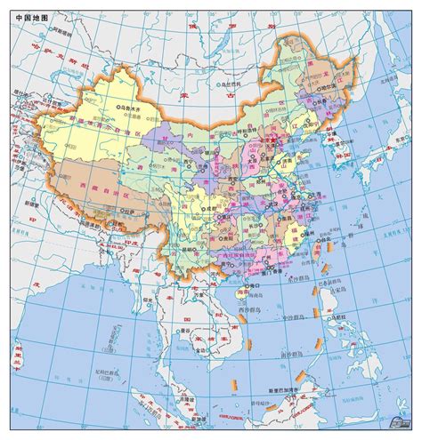 Online Maps China Political Map