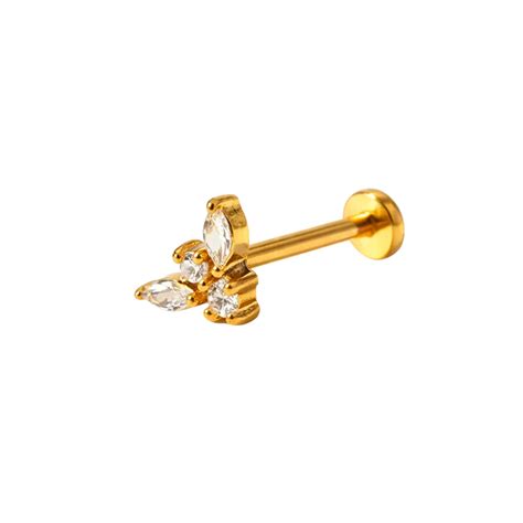 Amelia Flat Studs - PAIR – Serenity Jewels