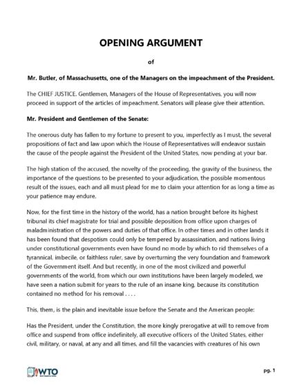 Image result for Debate Opening Statement Examples