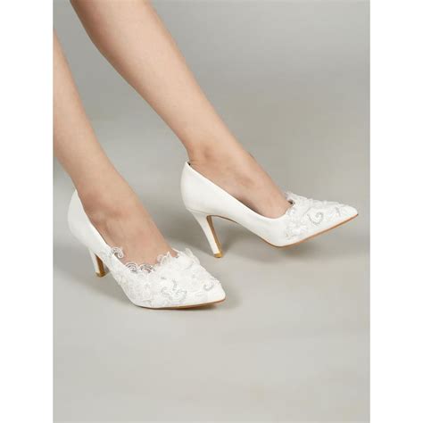 Buy Flat n Heels Women White Pumps Online