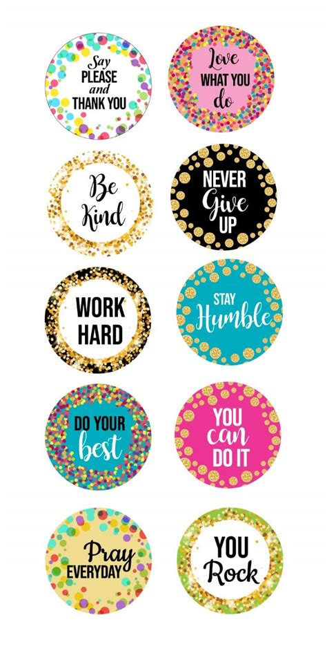 Bulletin Board Borders Confetti Positive Sayings Classroom Decorations ...