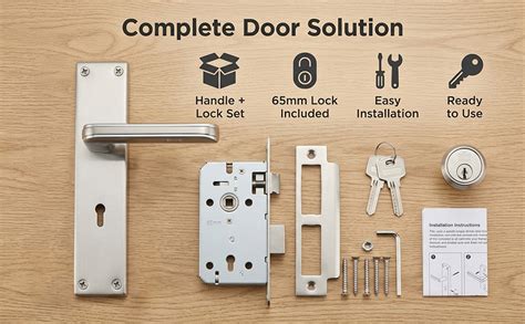 Harrison May Bach-95607 Sleek Stainless Steel 8inch Mortise Door Handle ...