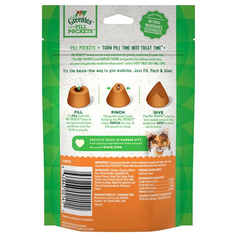 Greenies for Cats Pill Pockets Treats - OK Feed & Pet Supply