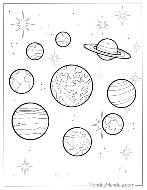 20 Solar System Coloring Pages (Free PDF Printables)