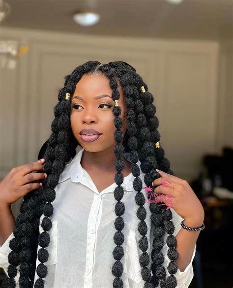 17 Best Bubble Braids Hairstyles in + Easy DIY Guide | Natural hair ...