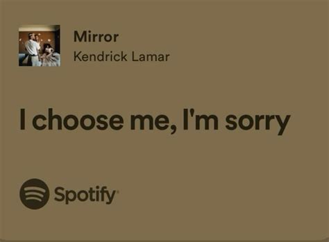 I Choose Me, I'm Sorry - Kendrick Lamar Lyrics | Kendrick lamar i love ...