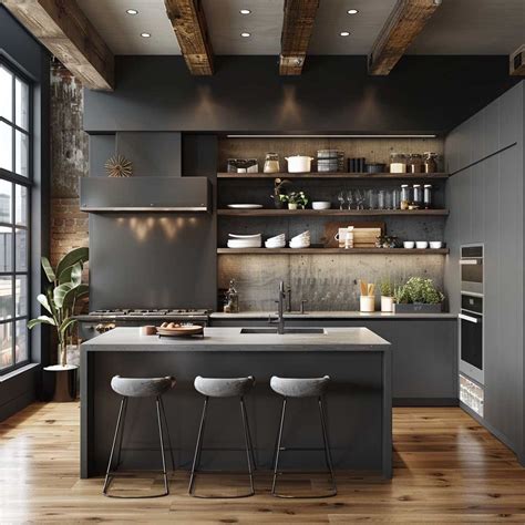 20+ Gray Paint Interior Designs for Loft Spaces
