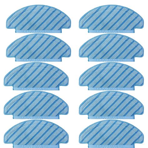 10 PCS Mopping Pads Accessories For Ecovacs Deebot Ozmo T8 AIVI T8 Max ...