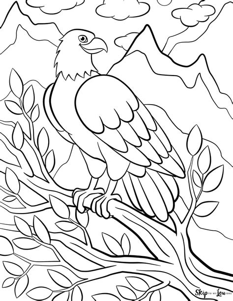 Eagle Head Coloring Pages
