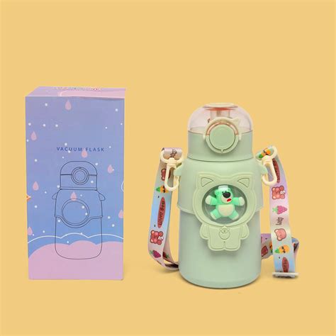 Stainless Steel 600mL Kids Water Bottle Forest Green – Kidspark