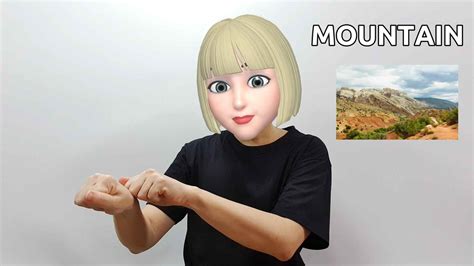 How to say mountain in American Sign Language ASL sign?