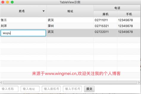JavaFX Treetableview 的图像结果