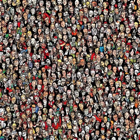 where's waldo, it crowd. 8 bit. escher | Stable Diffusion
