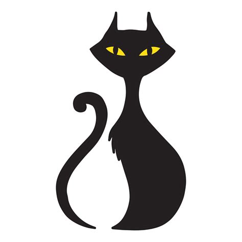 Scary Black Cat Drawing