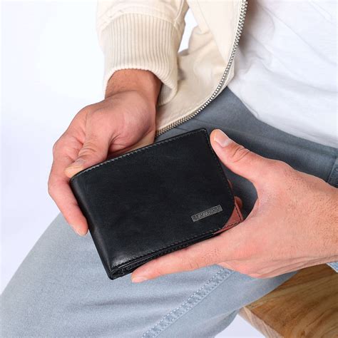 Sassora Pure Genuine Leather Large RFID Wallet For Men