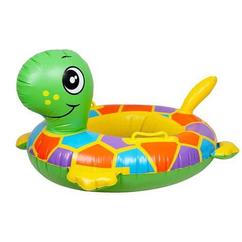 Airavat Floats for Pool, Turtle Inflatable Pool Floats, Swimming Float ...
