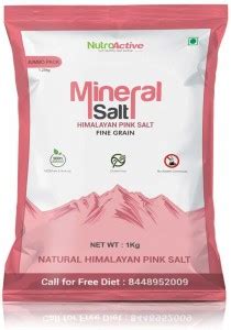 NUTROACTIVE MineralSalt Himalayan Pink Rock Salt Fine Grain 1Kg ...