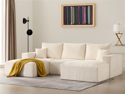 Amazon.com: Sectional Cloud Boneless Sofa Couches for Living Room-113 ...