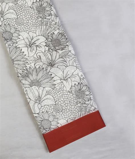 Buy Off-White Printed Cotton Saree T599746