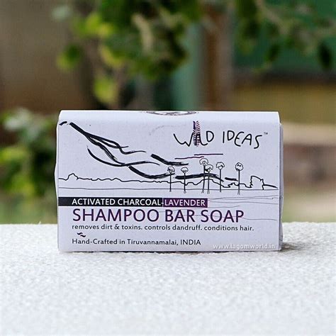 Buy Shampoo Bar- Activated Charcoal Lavender(100gm) Online in India