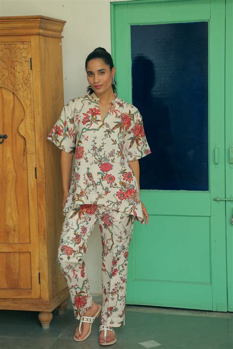 Ayana - Printed Linen Co-Ord Set for Women – Atarasva