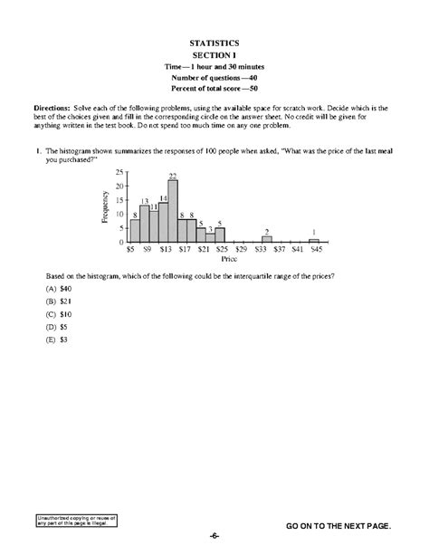 Ap Stats Practice Exam