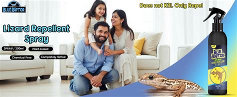 Blue Raptor Lizard Repellent Spray | Completely Herbal | Eco-Friendly ...