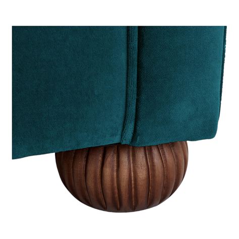 Brenna 3 Seater Teak Wood Fabric Sofa – Nismaaya Decor
