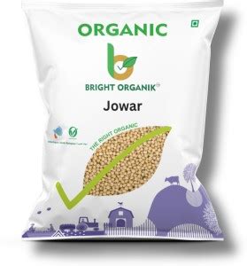 Bright Organik Organic Jowar | 100% Organic | A1 Grade Quality ...