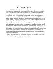 Georgia Tech Essay Examples 的图像结果