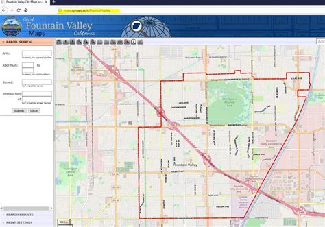 Map Portal Public | The City of Fountain Valley