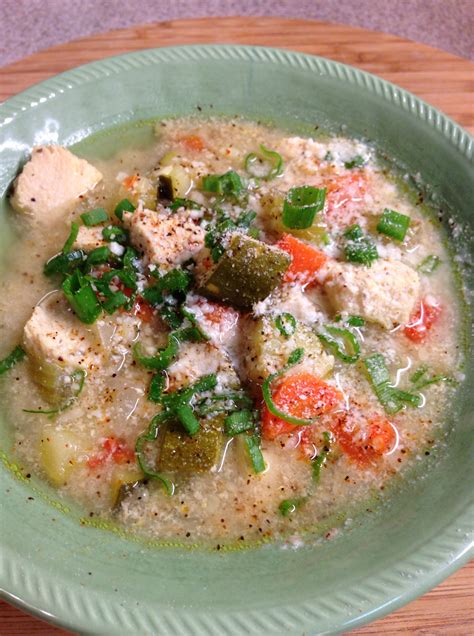 Chicken and Brown Rice Soup - Mrs. Criddles Kitchen