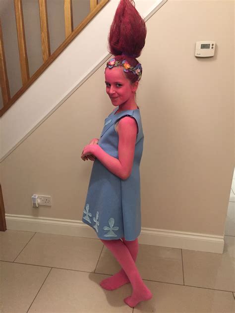 Princess Poppy costume, Troll Movie Mehr Trolls Birthday Party, Troll ...