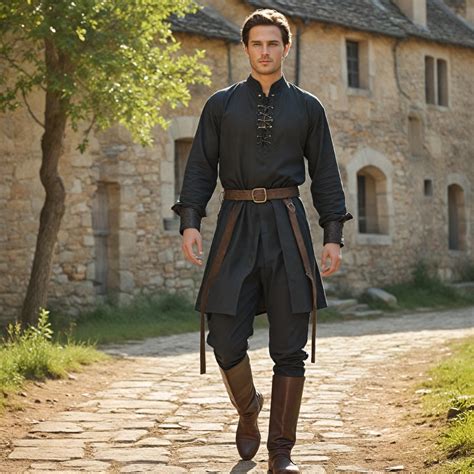 Medieval Inspired Tunic Shirts Vintage Style Tunic Shirt for Men's ...