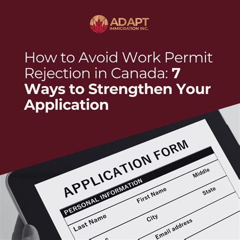 Avoid Work Permit Rejection in Canada: 7 Proven Tips