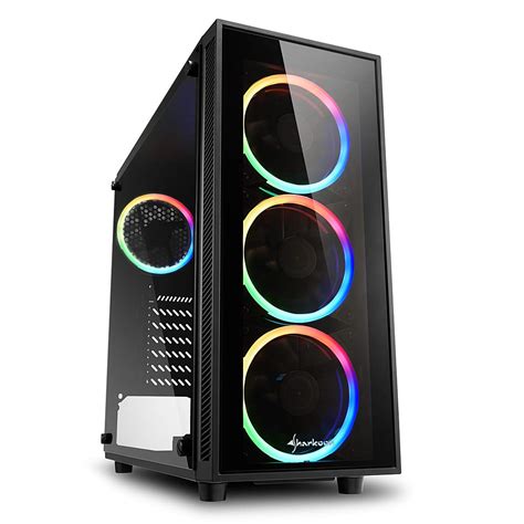 Amazon.in: Buy Sharkoon TG4-RGB Mid Tower PC Computer Case I Support ...