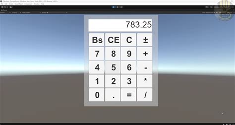 Unity Simple Calculator Text Box 的图像结果