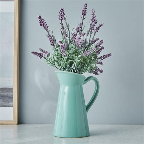 Buy Hello Spring Artificial Flowers in Ceramic Jug from Home Centre at ...