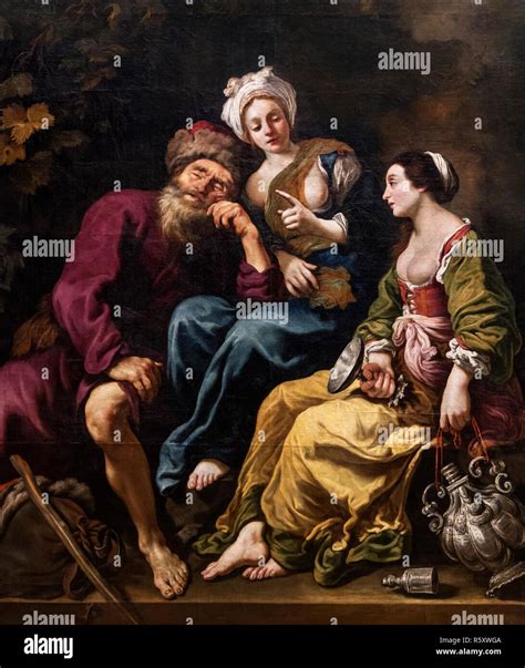 Lot and his daughters oil art hi-res stock photography and images - Alamy